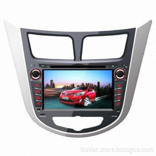 7-inch 2-DIN+Android 4.0 Car DVD Player with GPS for Hyundai Verna 2011